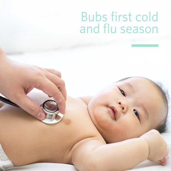 Bubs First Cold & Flu Season